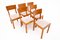 Art Deco Chairs, Poland, 1940s, Set of 6 1