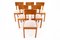 Art Deco Chairs, Poland, 1940s, Set of 6 2