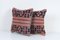 Turkish Oushak Rug Pillow Covers, 2010s, Set of 2 2