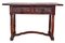 Castilian Console Table with 2 Carved Drawers, 1940s 1