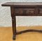 Castilian Console Table with 2 Carved Drawers, 1940s, Image 6