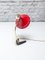 Mid-Century Moderne Schreibtischlampe mit Rotem Schirm, Stilux Milano zugeschrieben, 1950er 13