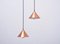 Danish Copper Colored Pendant Light, 1960s, Image 3