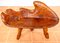 Skulpturale Statement Bank aus Teak, 1970 22