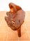 Skulpturale Statement Bank aus Teak, 1970 24