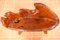 Skulpturale Statement Bank aus Teak, 1970 27