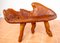 Skulpturale Statement Bank aus Teak, 1970 9