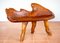 Skulpturale Statement Bank aus Teak, 1970 12