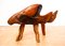 Skulpturale Statement Bank aus Teak, 1970 20