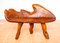 Skulpturale Statement Bank aus Teak, 1970 26