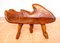 Skulpturale Statement Bank aus Teak, 1970 19