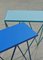 Giraffe Console Table with Natural Linoleum Top in Blueberry by &New, Image 8
