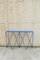 Giraffe Console Table with Natural Linoleum Top in Blueberry by &New, Image 1