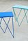 Giraffe Console Table with Natural Linoleum Top in Blueberry by &New, Image 7