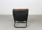 Marcello Cuneo High Backrest Cross Chair in Steel and Brown Fabric from Arflex, 1970s, Image 6