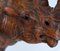 Vintage Leather Covered Model Sculpture of Rhino, 1920s, Image 5