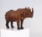 Vintage Leather Covered Model Sculpture of Rhino, 1920s, Image 4