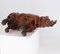 Vintage Leather Covered Model Sculpture of Rhino, 1920s, Image 11