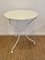 White Iron Pedestal Table, Image 2