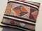 Vintage Turkish Handmade Wool Kilim Rug Cushion Cover, Image 6