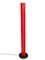 Lampadaire Megaron en Métal Rouge et Noir par G. Frattini pour Artemide, 1980s 1