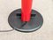 Lampadaire Megaron en Métal Rouge et Noir par G. Frattini pour Artemide, 1980s 5