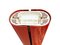 Lampadaire Megaron en Métal Rouge et Noir par G. Frattini pour Artemide, 1980s 3