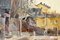 Adrian Van Arkel, Stockholm City Scene, 1960s, Oil on Canvas, Framed, Image 3