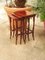 Table Gigogne 20ème Siècle de Thonet, 1904, Set de 3 1
