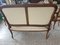 Sofa and Two Armchairs with Walnut Frame Embroidered Upholstery, Set of 3 6