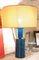 Blaue Rimini Keramik Tischlampe von Aldo Londo für Bitossi, Italien, 1960er 3