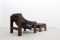 Vintage Scandinavian Armchair & Ottoman in Brazilian Rosewood, Image 7