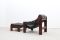 Vintage Scandinavian Armchair & Ottoman in Brazilian Rosewood, Image 8