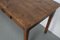 19th Century Rustic Farmhouse French Elm Dining Table 5