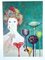 Leonor Fini, Figurative Komposition, 1970er, Original Serigraphie auf Rives Papier 1
