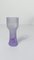 Long Space Age Drink Tumbler Glasses & Jug Set in Pale Lilac Frost Crystal, 1960s, Set of 7 16