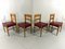 Razor Dining Chairs attributed to Henning Kjærnulf, Denmark, 1960s, Set of 4, Image 4