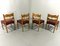 Razor Dining Chairs attributed to Henning Kjærnulf, Denmark, 1960s, Set of 4, Image 6