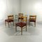 Razor Dining Chairs attributed to Henning Kjærnulf, Denmark, 1960s, Set of 4, Image 17