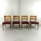 Razor Dining Chairs attributed to Henning Kjærnulf, Denmark, 1960s, Set of 4 16
