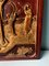 Qing Dynasty Chinese Wooden Panel with Raised Figures Gold Leaf (n.2), 1890s 10
