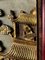 Qing Dynasty Chinese Wooden Panel with Raised Figures Gold Leaf (n.2), 1890s 7