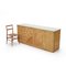 Rattan and Marble Sideboard by Achille Ripamonti, 1980s 14