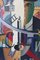 Mid-Century Modern Composition, Oil Painting, 1950s, Framed, Image 7