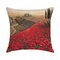 Poppyfields of Tuscany Cushion with Filler by Hines of Oxford 1