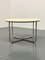 Vintage Round Marble Dining Table with Tubular Frame Base, Image 6
