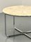 Vintage Round Marble Dining Table with Tubular Frame Base, Image 4