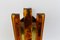Stacked Glass and Brass Wall Sconce by Svend Aage Holm Sørensen, 1960s 6