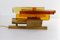 Stacked Glass and Brass Wall Sconce by Svend Aage Holm Sørensen, 1960s 15