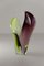 Mid-Century Coquille Glasvase von Paul Kedelv für Flygsfors, Schweden, 1950er 15